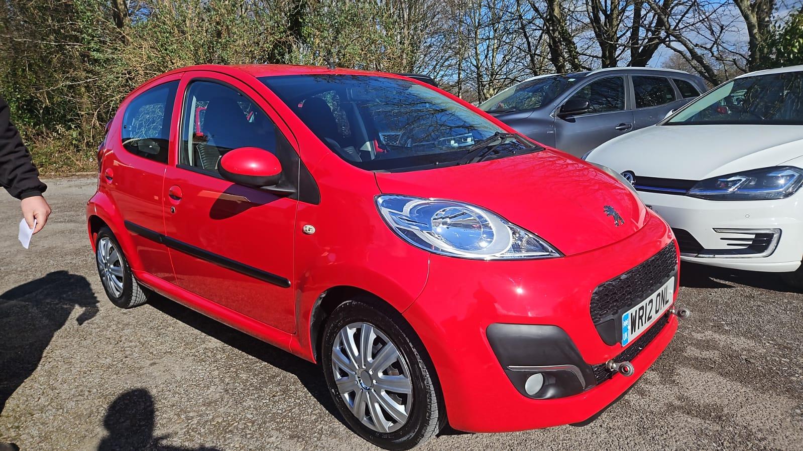 Peugeot 107 1.0 12V Active Hatchback 5dr Petrol Manual Euro 5 (68 ps)