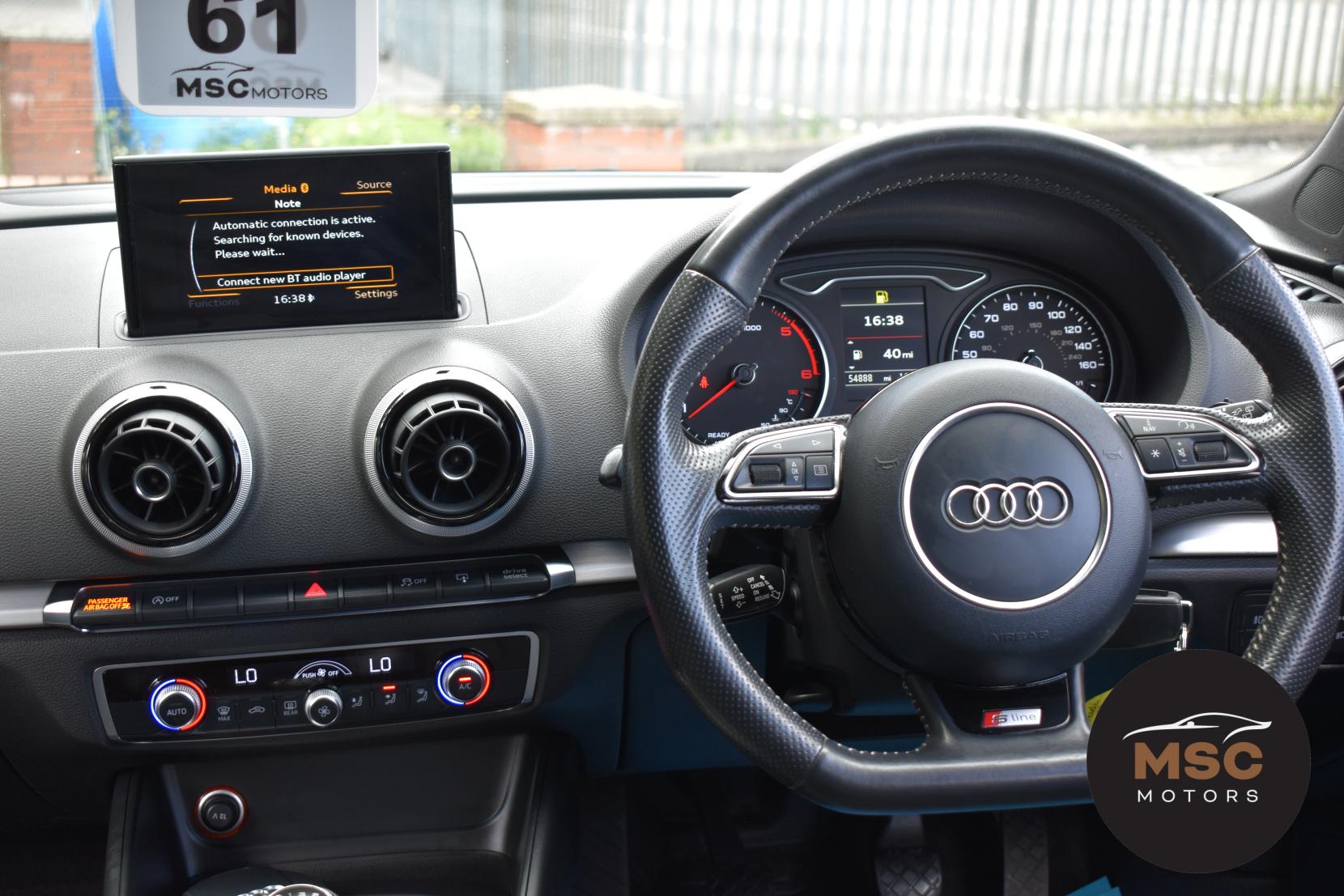 Audi A3 1.6 TDI S line Sportback 5dr Diesel Manual Euro 6 (s/s) (110 ps)