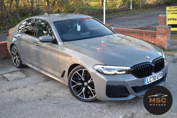 BMW 5 Series 2.0 520d MHT M Sport Saloon 4dr Diesel Hybrid Steptronic Euro 6 (s/s) (190 ps)