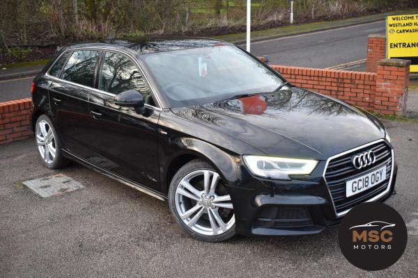 Audi A3 2.0 TFSI S line Sportback 5dr Petrol Manual Euro 6 (s/s) (190 ps)