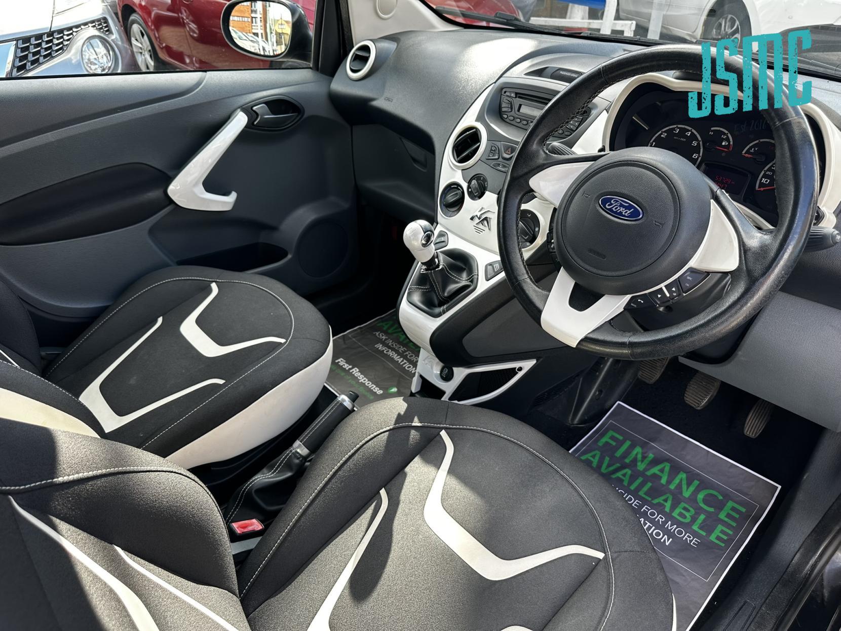 Ford Ka 1.2 Zetec Black Edition Hatchback 3dr Petrol Manual Euro 6 (s/s) (69 ps)