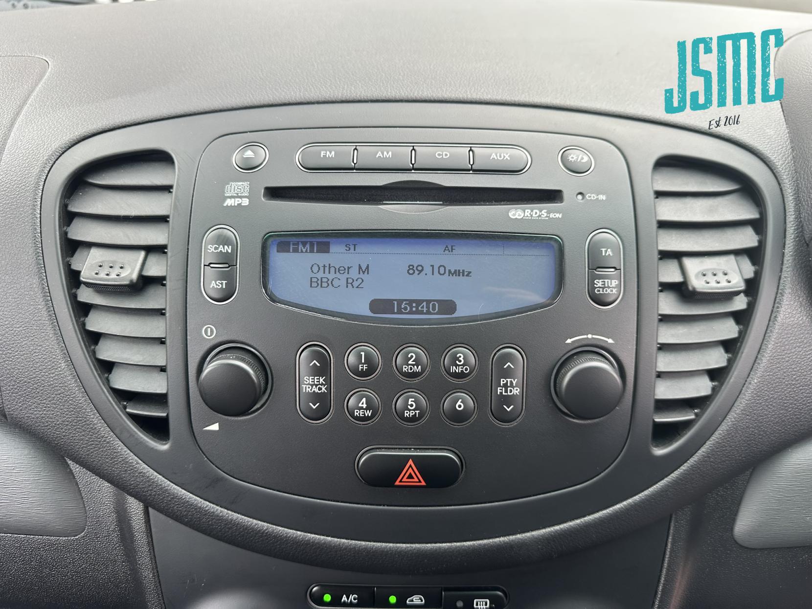 Hyundai i10 1.2 Active Hatchback 5dr Petrol Auto Euro 5 (85 bhp)
