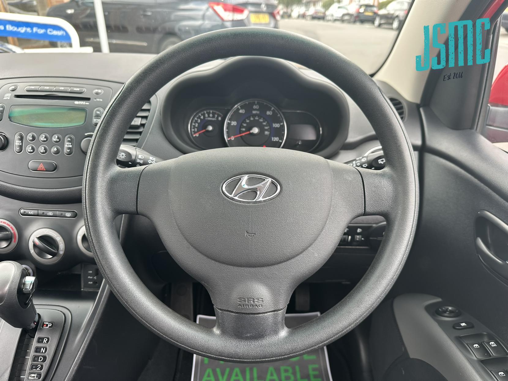 Hyundai i10 1.2 Active Hatchback 5dr Petrol Auto Euro 5 (85 bhp)
