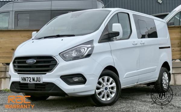 Ford Transit Custom 2.0 320 EcoBlue Limited Crew Van Double Cab 5dr Diesel Auto L1 H1 Euro 6 (170 ps)