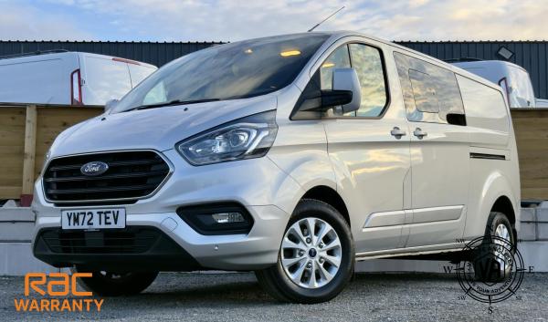 Ford Transit Custom 2.0 320 EcoBlue Limited Crew Van Double Cab 5dr Diesel Manual L2 H1 Euro 6 (s/s) (130 ps)