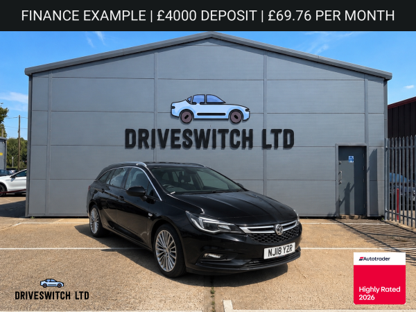 Vauxhall Astra 1.4i Turbo Elite Sports Tourer 5dr Petrol Manual Euro 6 (150 ps)