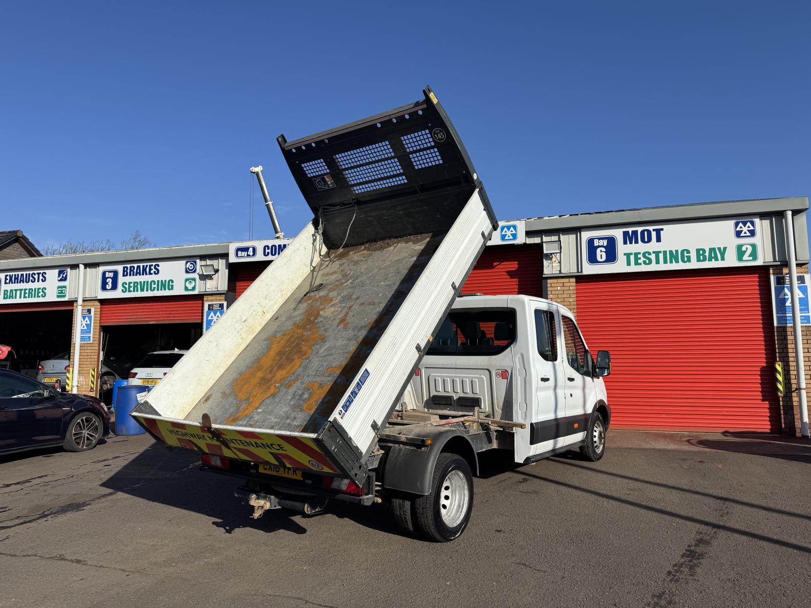 Ford Transit 2.0 350 EcoBlue 1-Way Double Tipper Double Cab 4dr Diesel Manual RWD L3 Euro 6 (1-Way, 1-Stop, DRW) (130 ps)