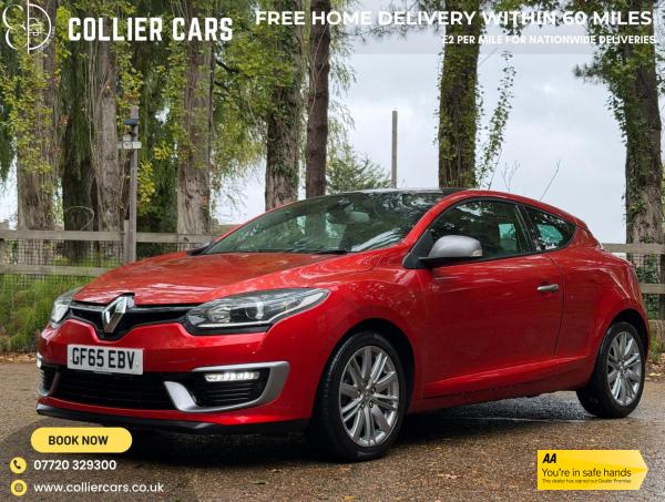 Renault Megane 1.5 dCi GT Line Nav Coupe 3dr Diesel Auto Euro 6 (110 ps)