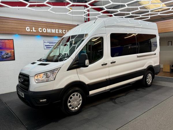 Ford Transit 2.0 410 EcoBlue Trend Minibus Double Cab 5dr Diesel Manual RWD L3 H2 Euro 6 (s/s) (15 Seat) (130 ps)