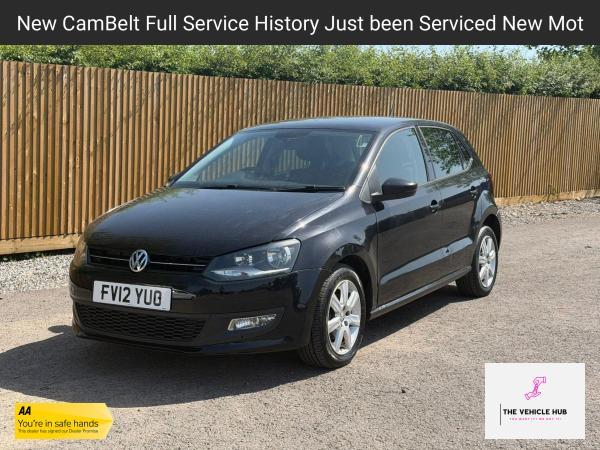 2012 VOLKSWAGEN POLO 2,495 2012 145,000 MILES 3 5 5 HATCHBACK BLACK DIESEL MANUAL FRONT... photo