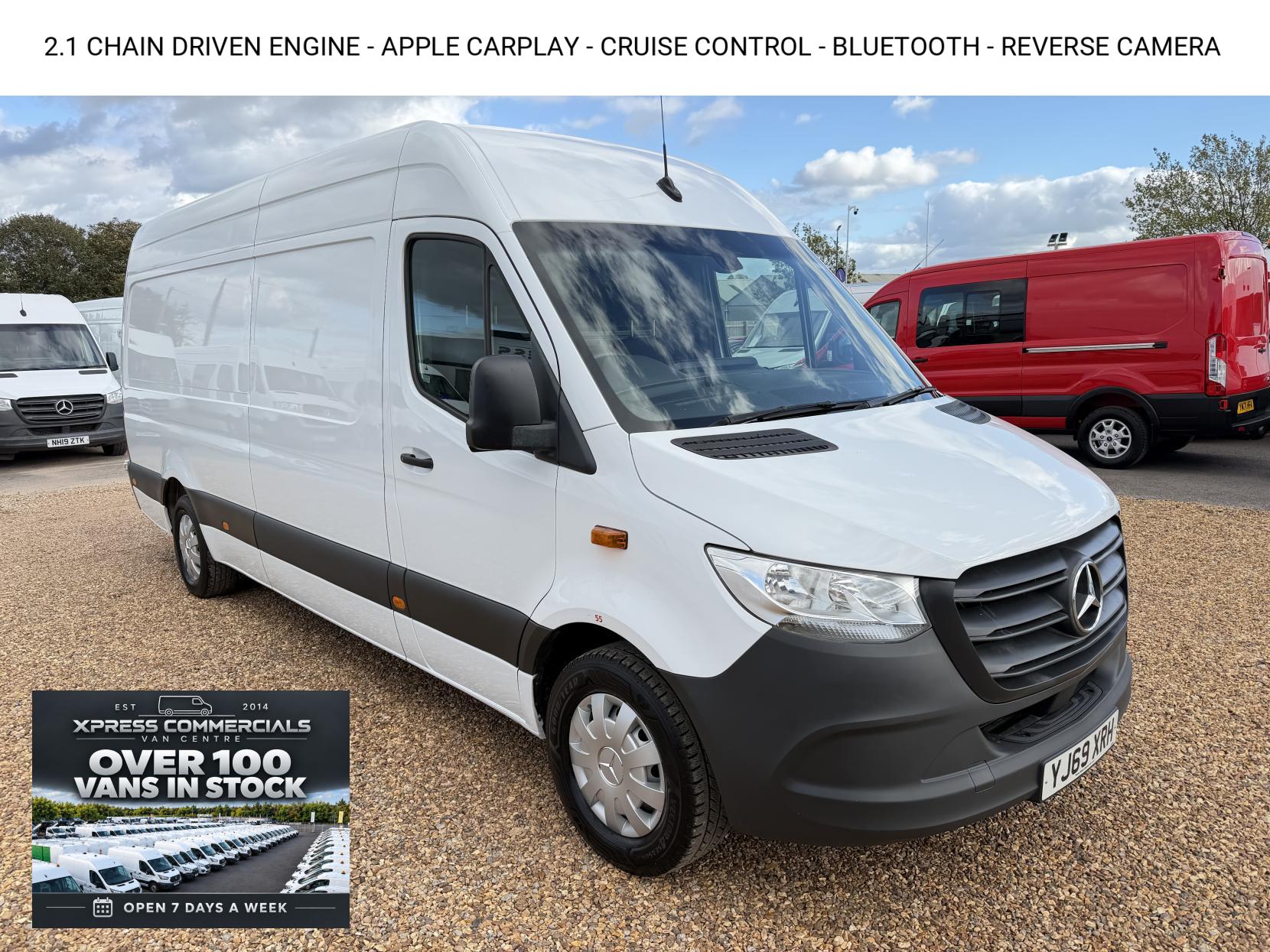 2019 Mercedes-Benz Sprinter 2.1 311 CDI Panel Van 5dr Diesel Manual RWD L3 H2 Euro 6 (114 ps)