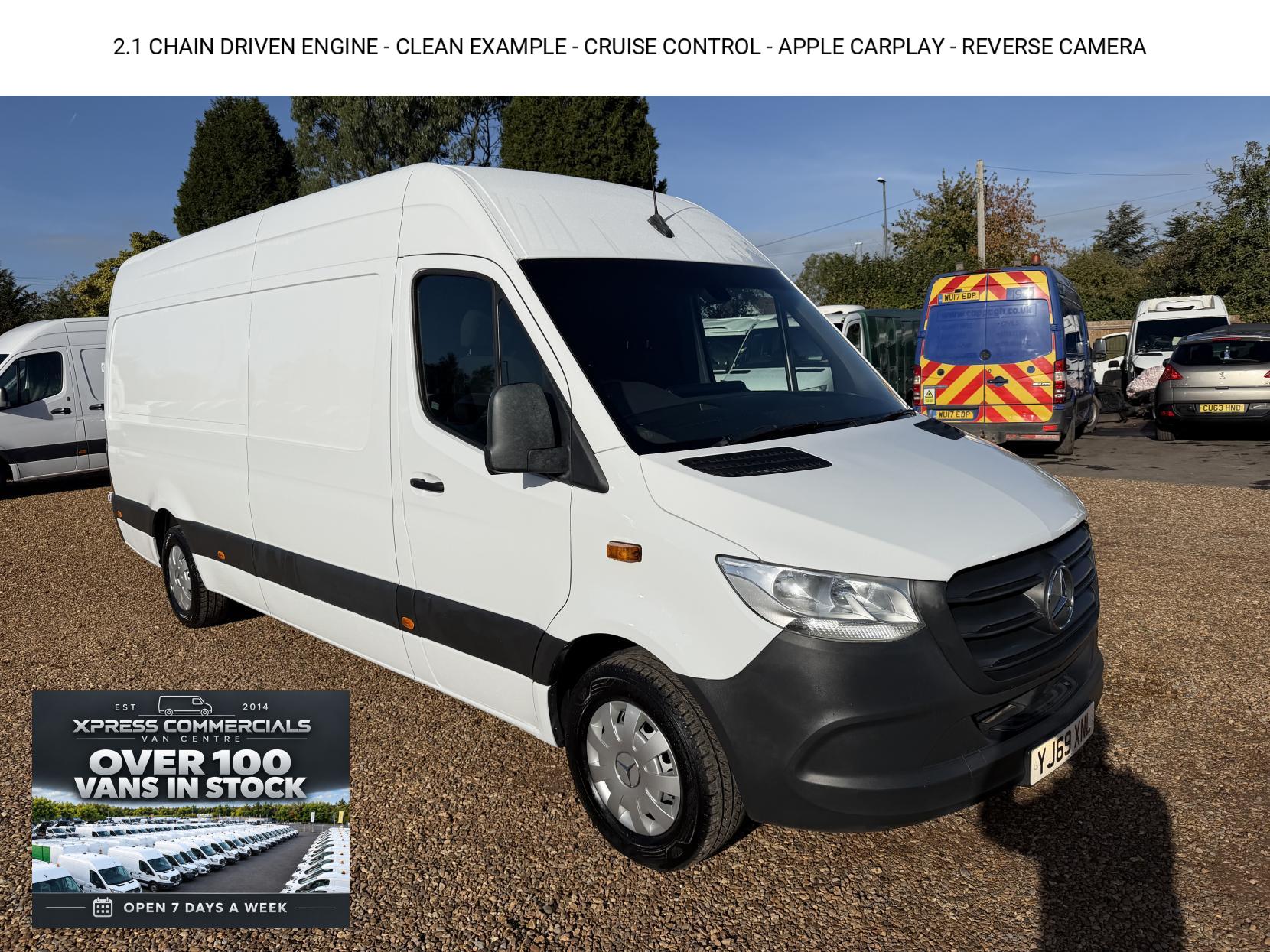 2019 Mercedes-Benz Sprinter 2.1 311 CDI Panel Van 5dr Diesel Manual RWD L3 H2 Euro 6 (114 ps)