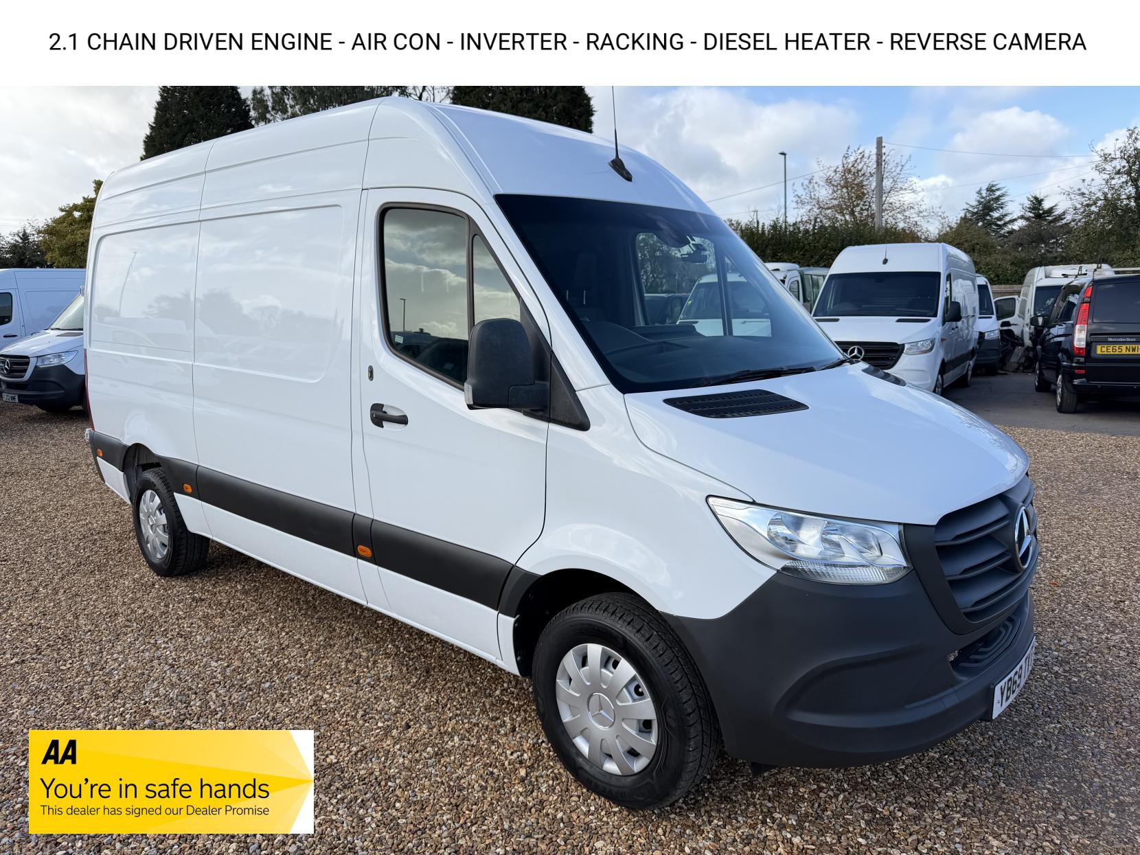 2019 Mercedes-Benz Sprinter 2.1 316 CDI Panel Van 5dr Diesel Manual RWD L2 H2 Euro 6 (163 ps)