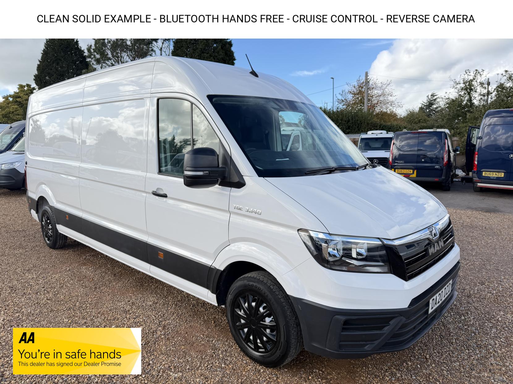 2020 MAN TGE 2.0 3140d Panel Van 5dr Diesel Manual FWD LWB High Roof Euro 6 (s/s) (140 ps)