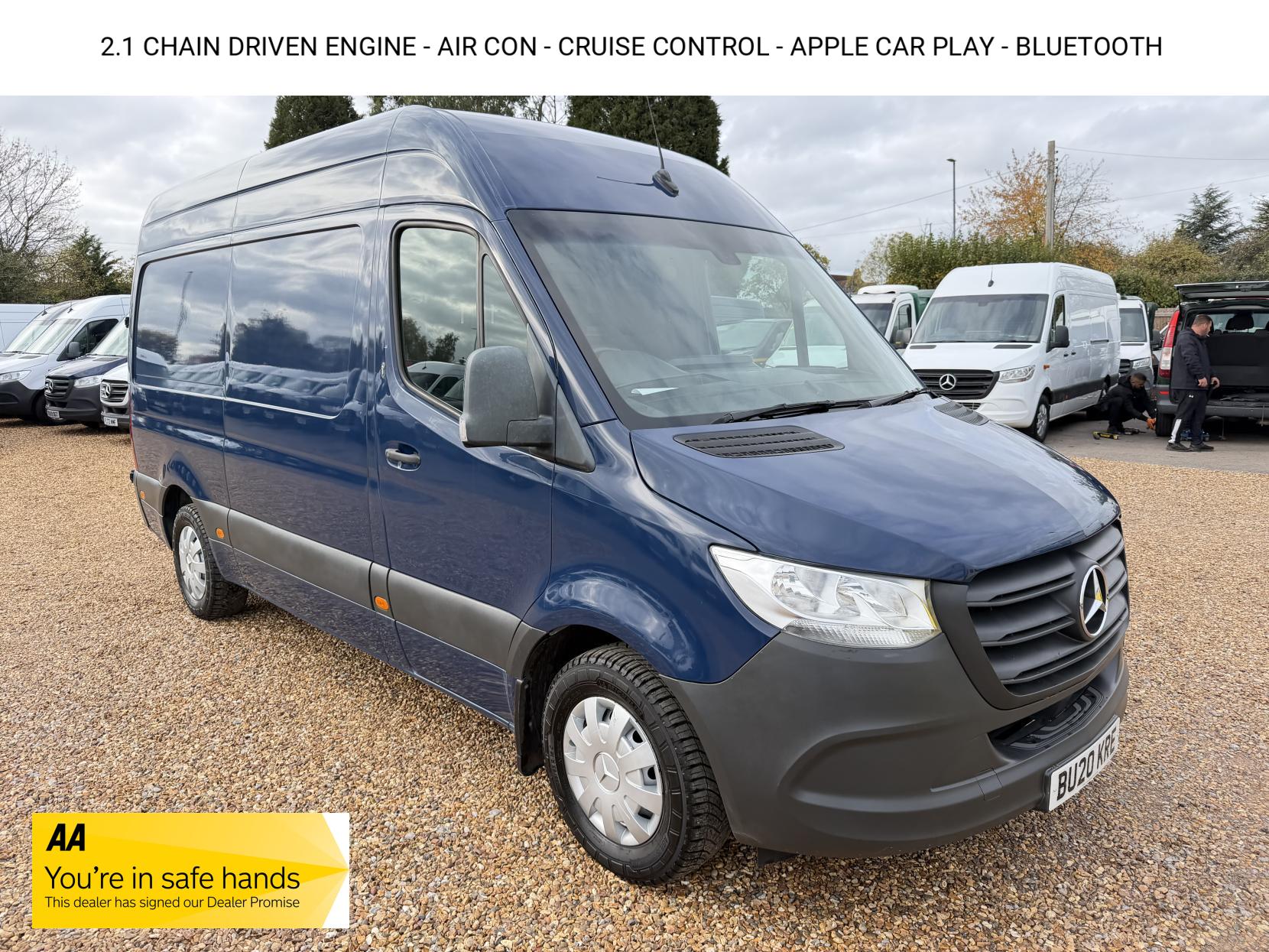2020 Mercedes-Benz Sprinter 2.1 316 CDI Panel Van 5dr Diesel Manual RWD L2 H2 Euro 6 (163 ps)