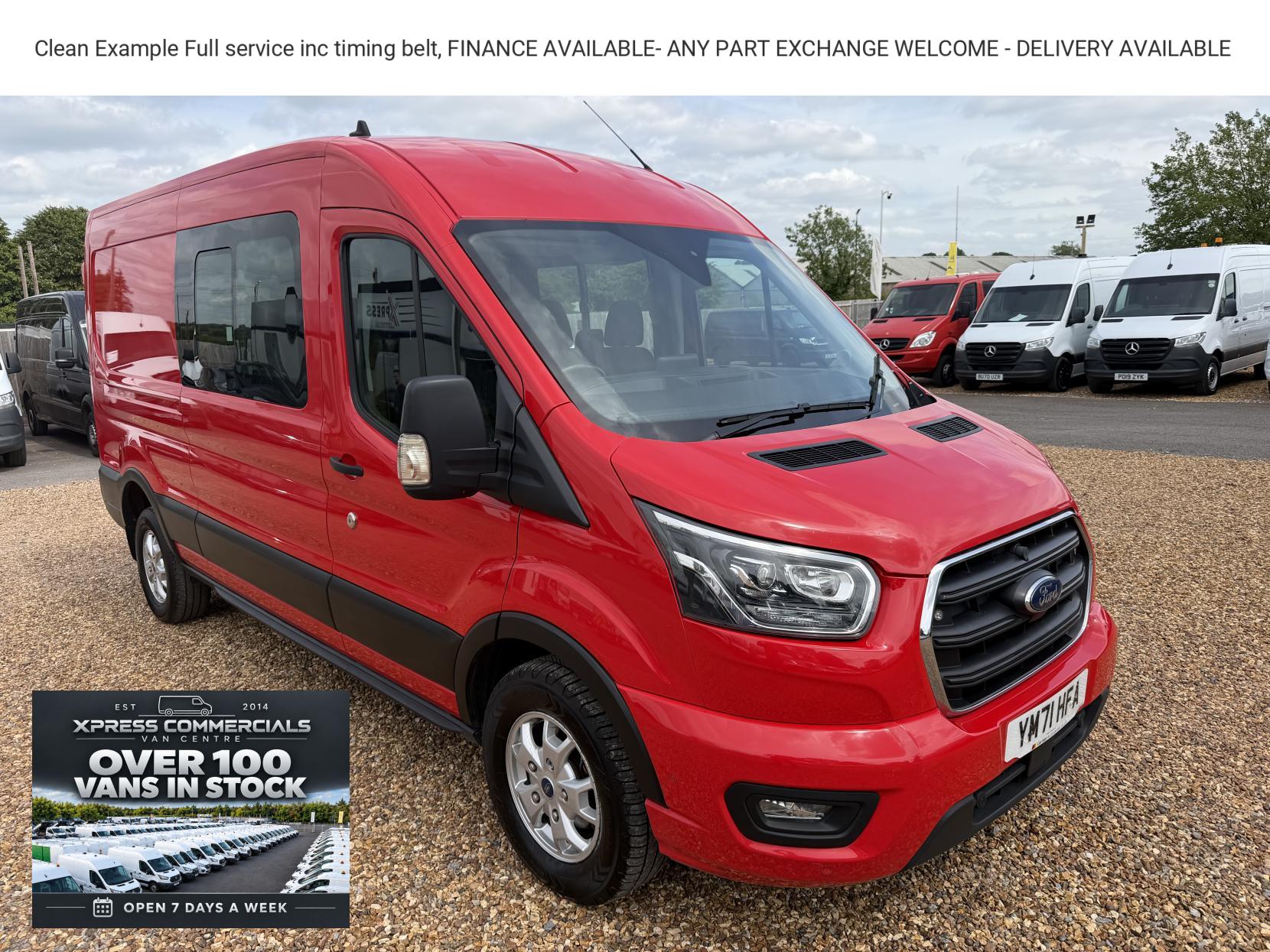 2022 Ford Transit 2.0 350 EcoBlue MHEV Limited Crew Van Double Cab 6dr Diesel Manual RWD L3 H2 Euro 6 (s/s) (130 ps) - Image 1