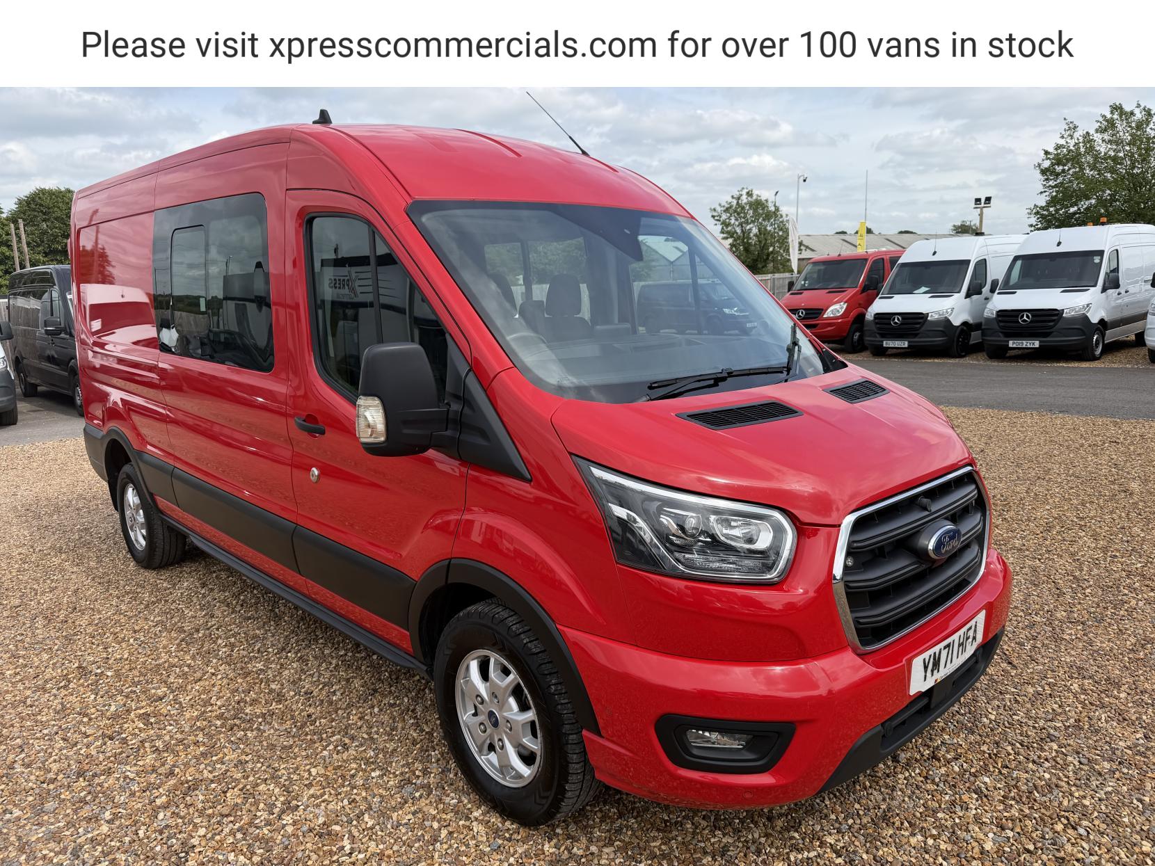 2022 Ford Transit 2.0 350 EcoBlue MHEV Limited Crew Van Double Cab 6dr Diesel Manual RWD L3 H2 Euro 6 (s/s) (130 ps) - Thumbnail 6