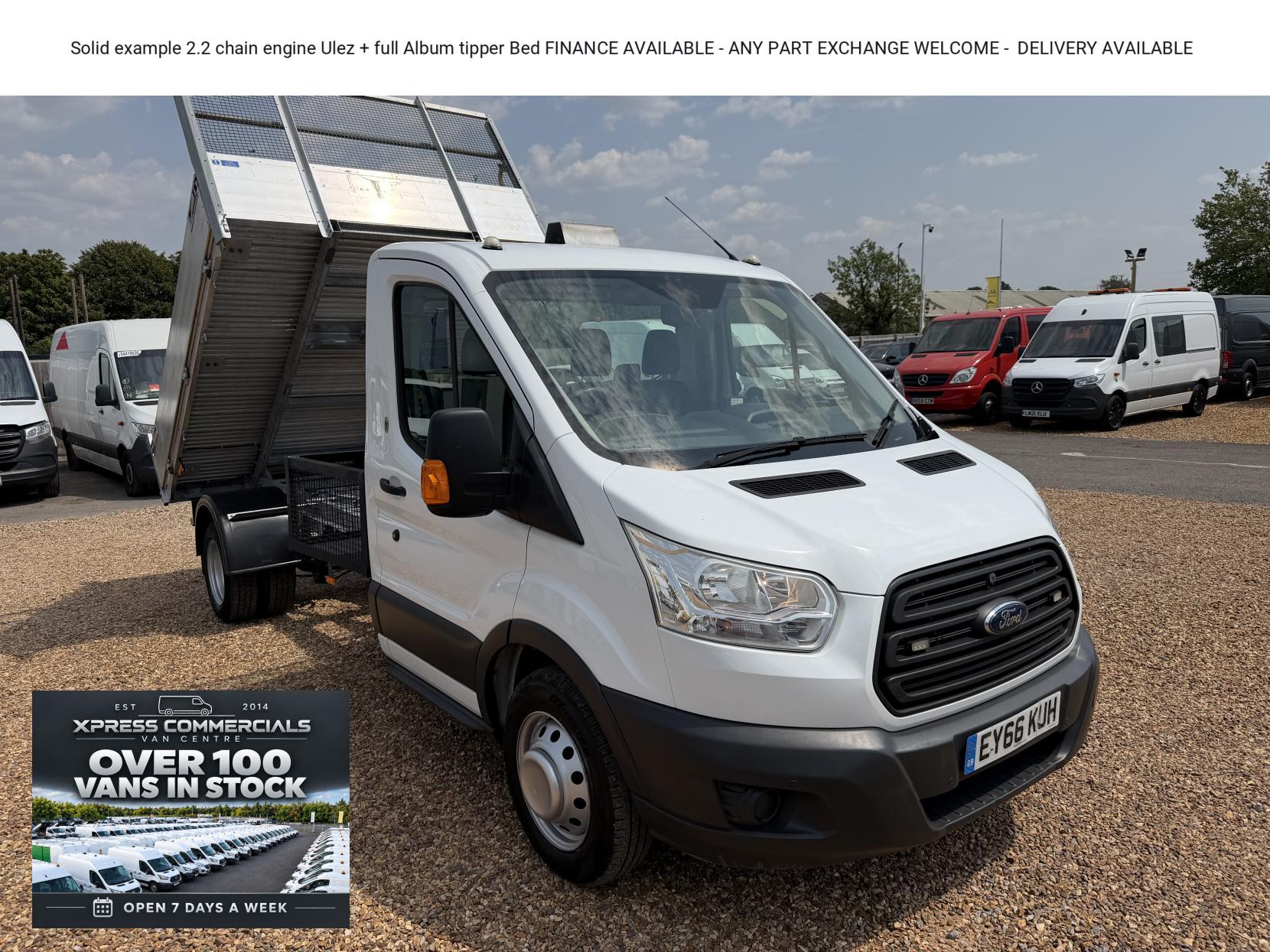 2017 Ford Transit 2.2 TDCi 350 Chassis Cab 2dr Diesel Manual RWD L3 H1 Euro 5 (DRW) (100 ps) - Image 1