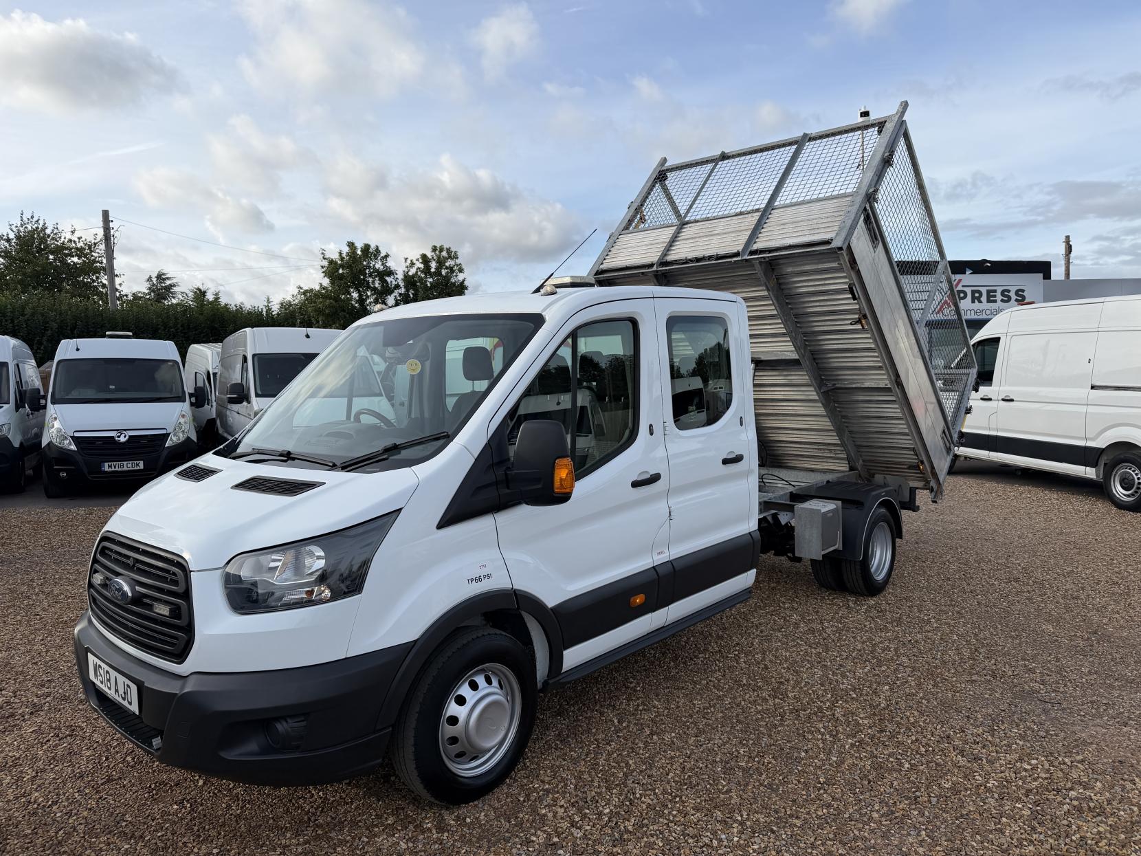 2018 Ford Transit 2.0 350 EcoBlue 1-Way Double Tipper Double Cab 4dr Diesel Manual RWD L3 Euro 6 (1-Way, 1-Stop) (105 ps) - Thumbnail 7