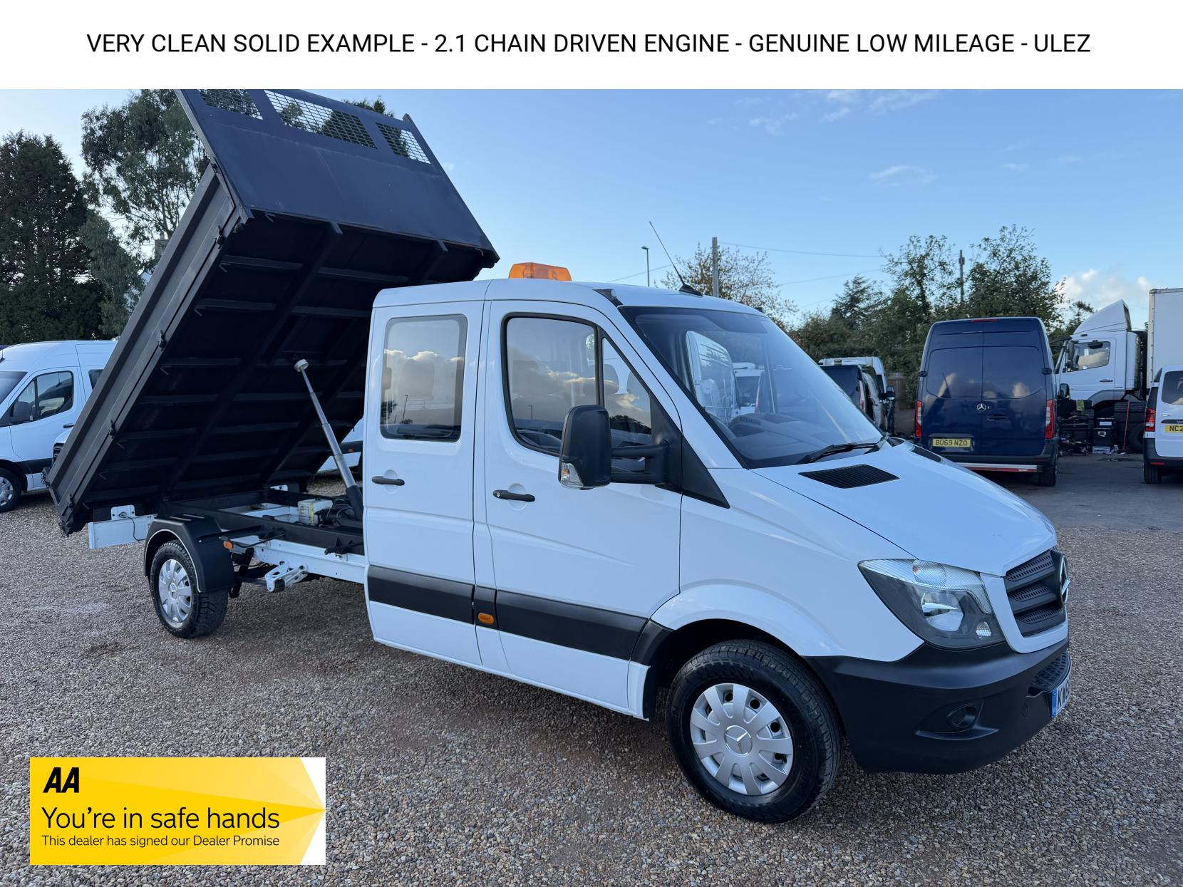 2018 Mercedes-Benz Sprinter 2.1 314 CDI Chassis Cab 4dr Diesel Manual RWD L3 (209 g/km, 140 bhp)