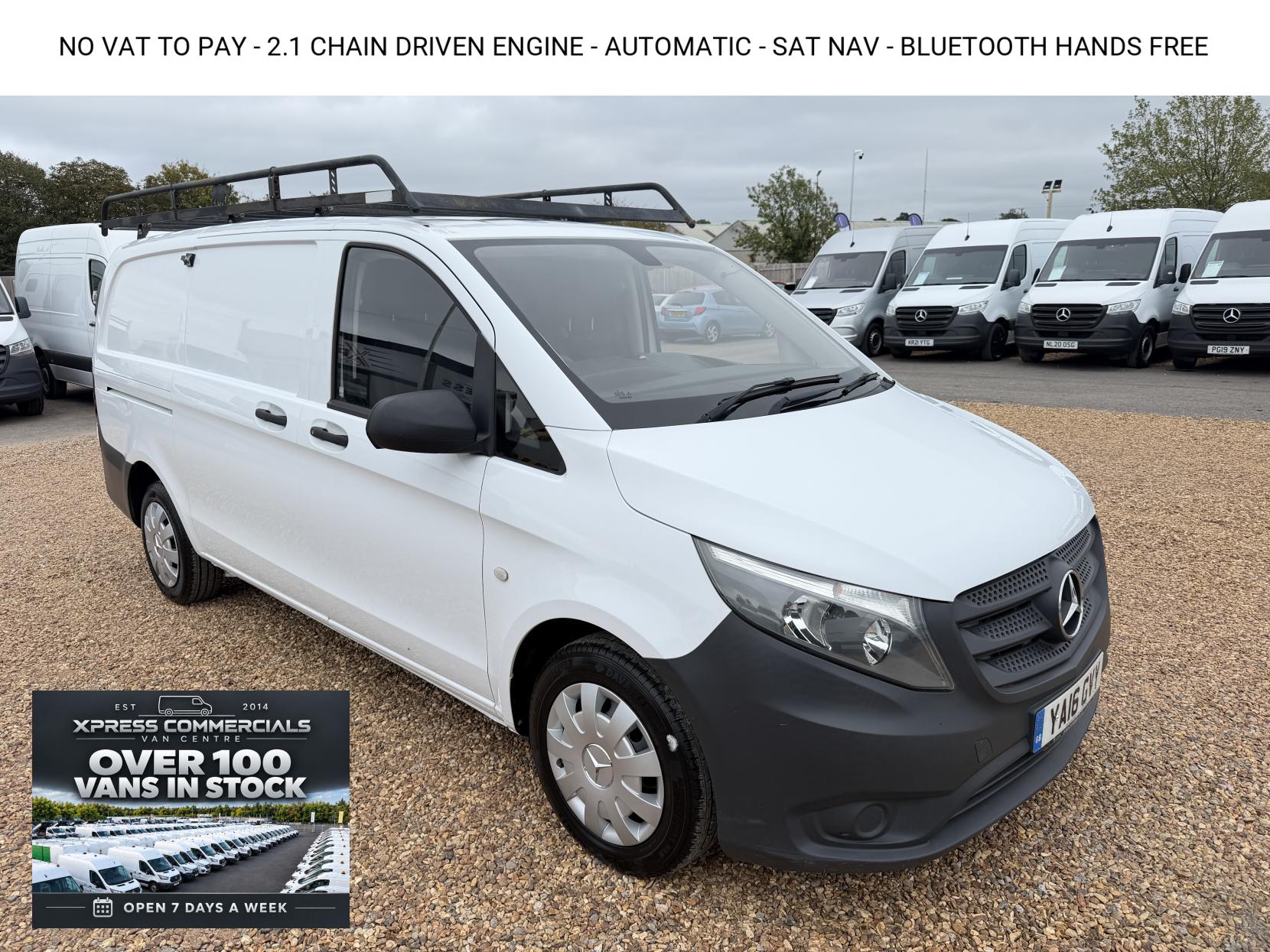 2016 Mercedes-Benz Vito 2.1 114 CDI BlueTEC Panel Van 5dr Diesel G-Tronic+ RWD L1 Euro 6 (136 ps)