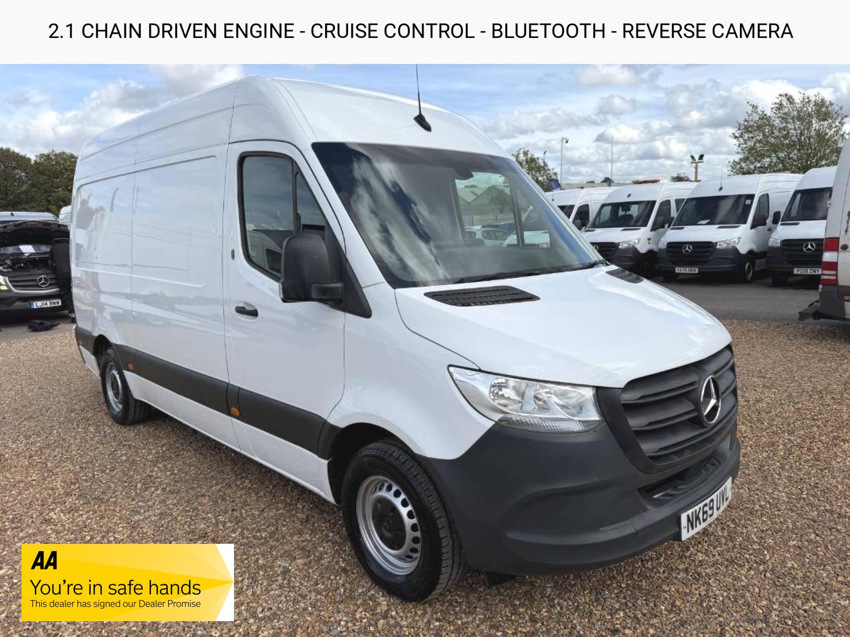 2019 Mercedes-Benz Sprinter 2.1 314 CDI Panel Van 5dr Diesel Manual RWD L2 H2 Euro 6 (143 ps) - Image 1