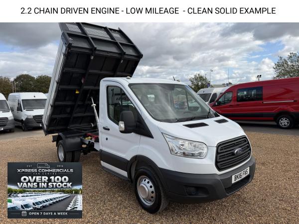 Ford Transit 2.2 TDCi 350 1-Way Tipper 2dr Diesel Manual RWD L2 Euro 5 (1-Stop, DRW) (125 ps)