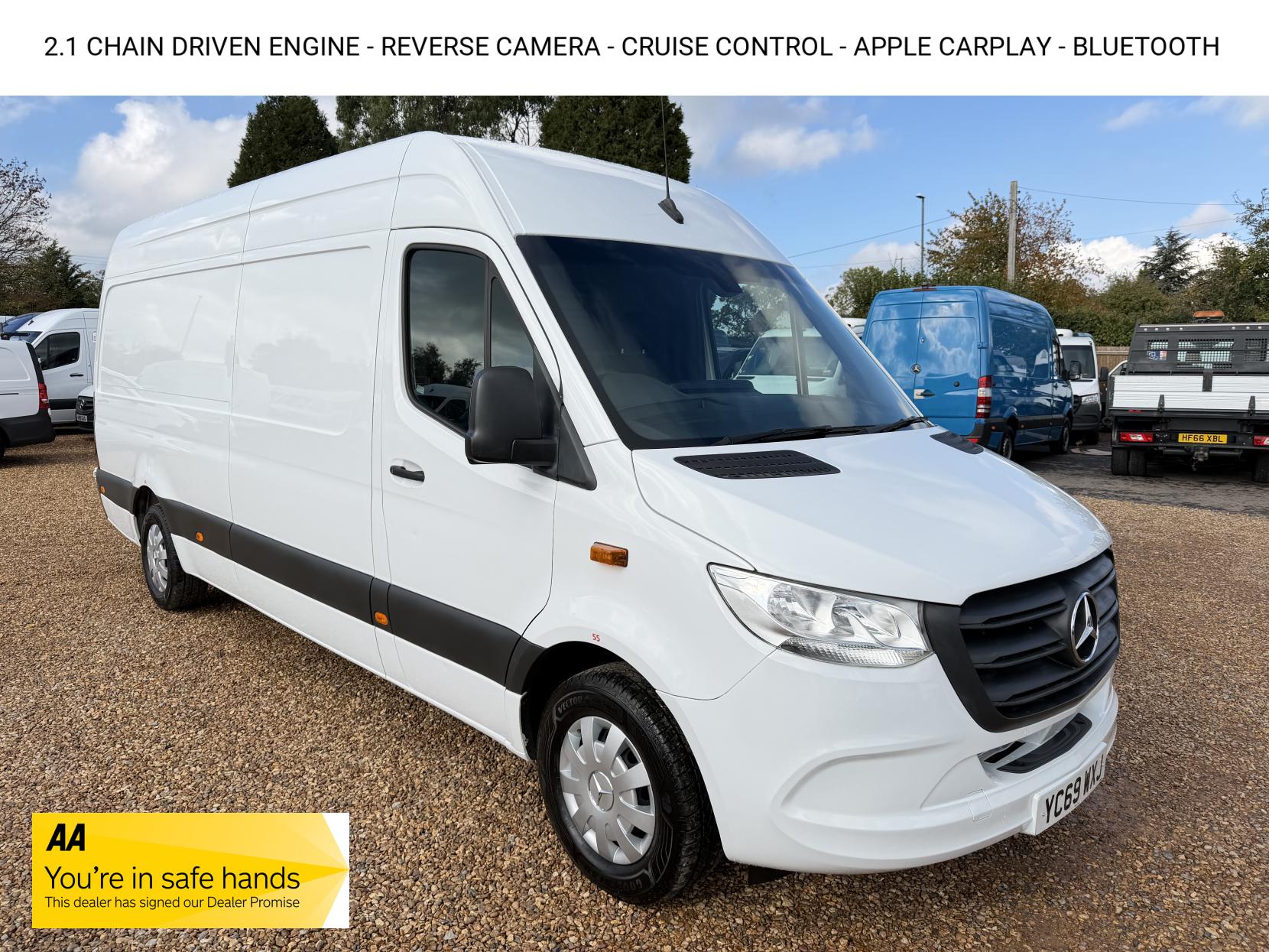 2019 Mercedes-Benz Sprinter 2.1 311 CDI Panel Van 5dr Diesel Manual RWD L3 H2 Euro 6 (114 ps)