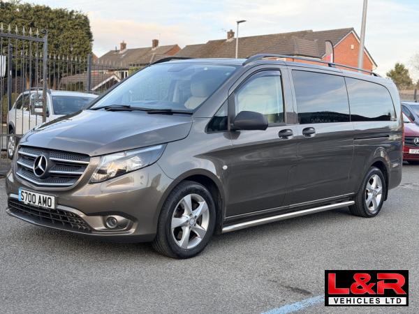 Mercedes-Benz Vito 2.1 119 CDI BlueTEC SELECT Tourer Double Cab 5dr Diesel G-Tronic+ RWD L3 Euro 6 (s/s) (XLWB) (190 ps)