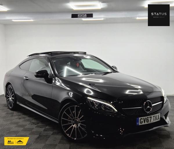 Mercedes-Benz C Class 2.0 C200 AMG Line (Premium) Coupe 2dr Petrol G-Tronic+ Euro 6 (s/s) (184 ps)