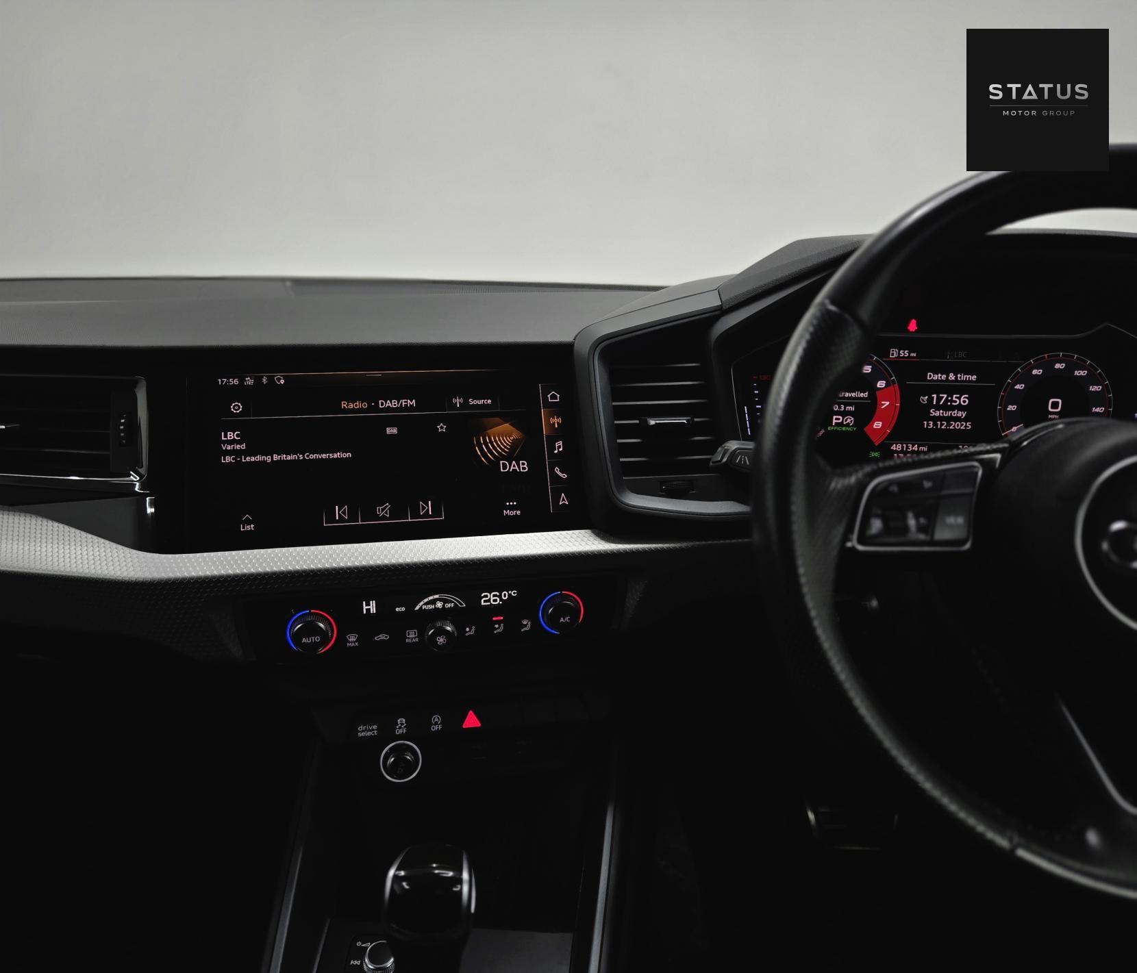 Audi A1 1.0 TFSI 30 S line Sportback 5dr Petrol S Tronic Euro 6 (s/s) (116 ps)