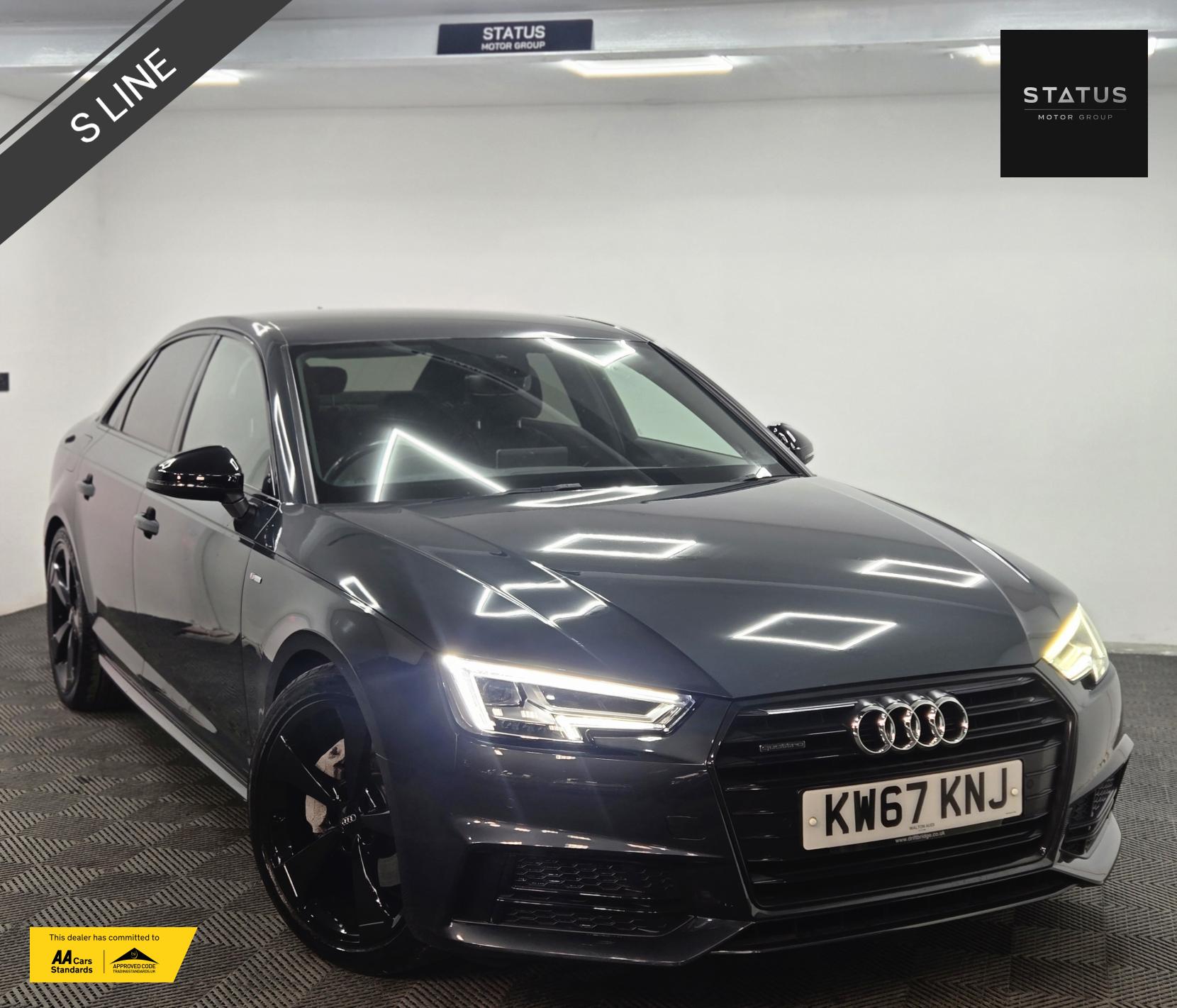 Audi A4 2.0 TDI Black Edition Saloon 4dr Diesel S Tronic quattro Euro 6 (s/s) (190 ps)