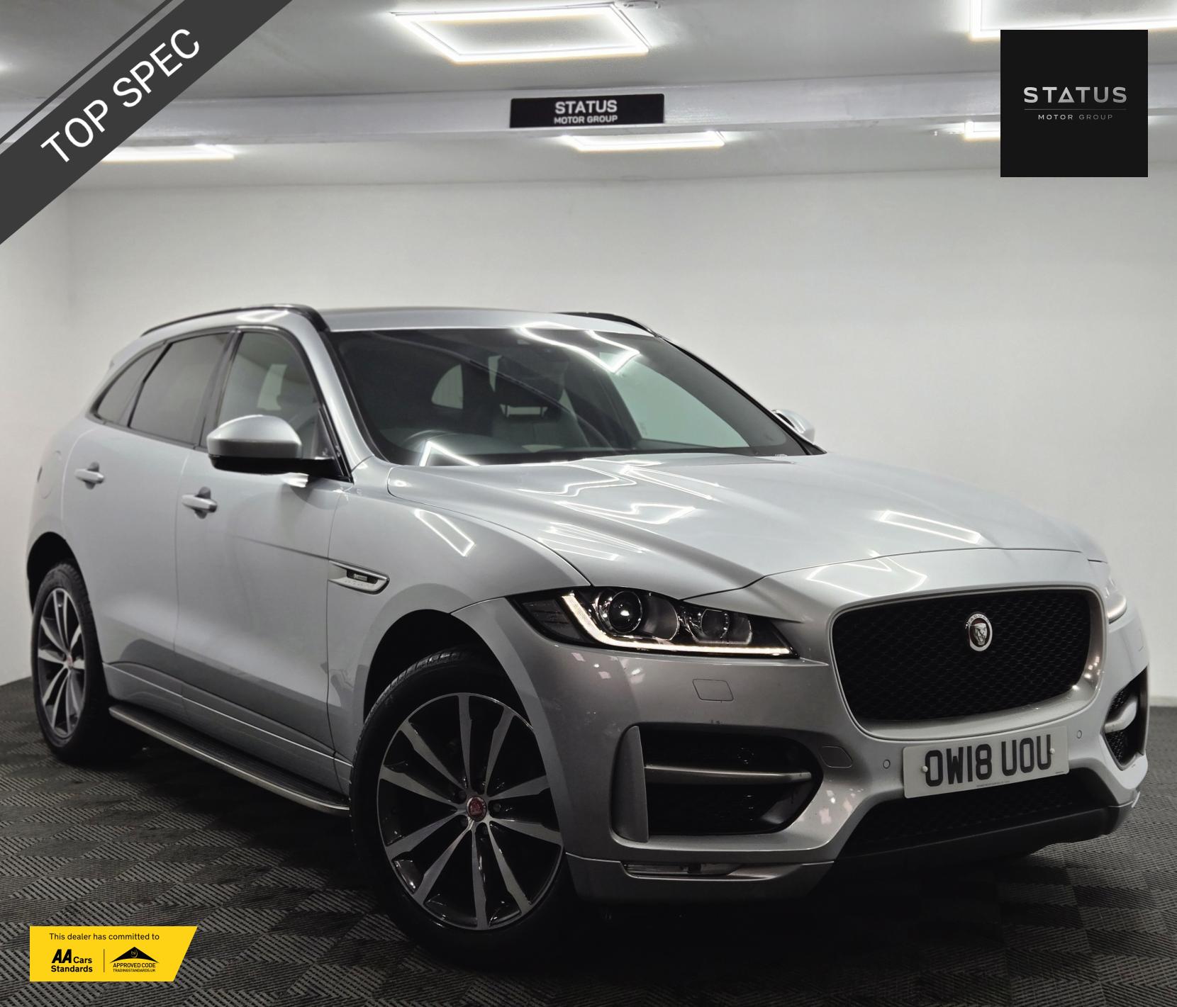 Jaguar F-PACE 2.0 D180 R-Sport SUV 5dr Diesel Auto AWD Euro 6 (s/s) (180 ps)