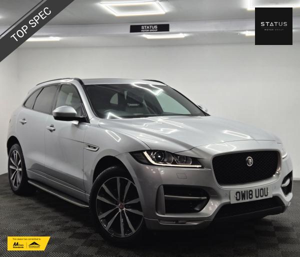 Jaguar F-PACE 2.0 D180 R-Sport SUV 5dr Diesel Auto AWD Euro 6 (s/s) (180 ps)
