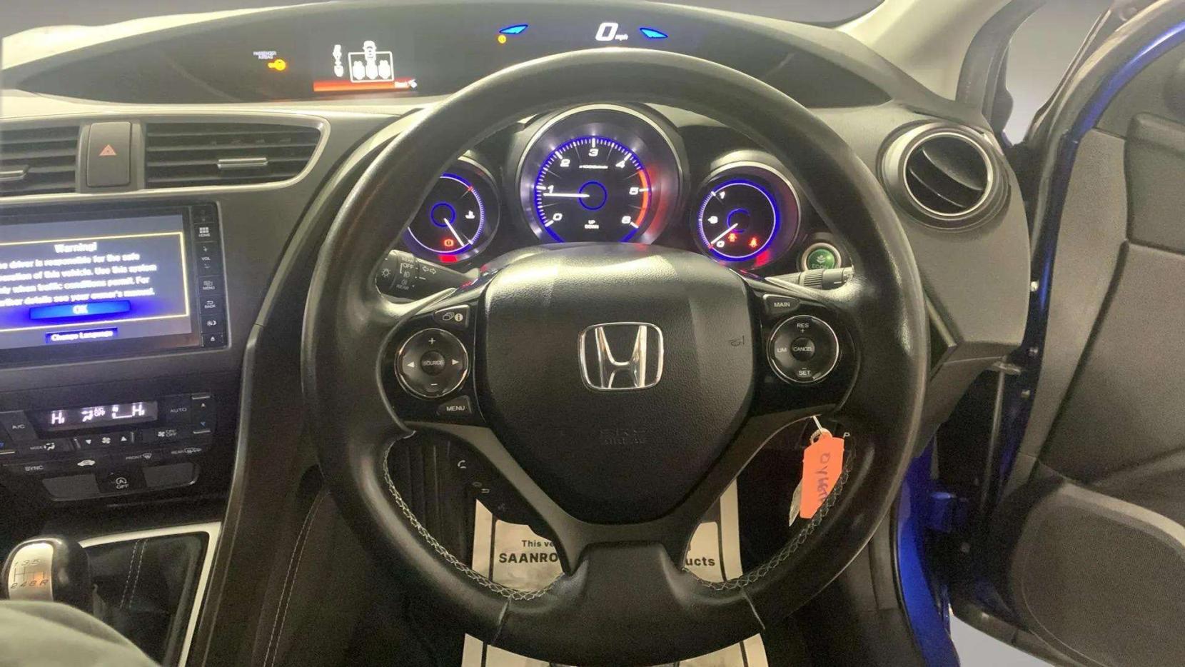 Honda Civic 1.6 i-DTEC SE Plus (Navi) Hatchback 5dr Diesel Manual Euro 5 (s/s) (120 ps)