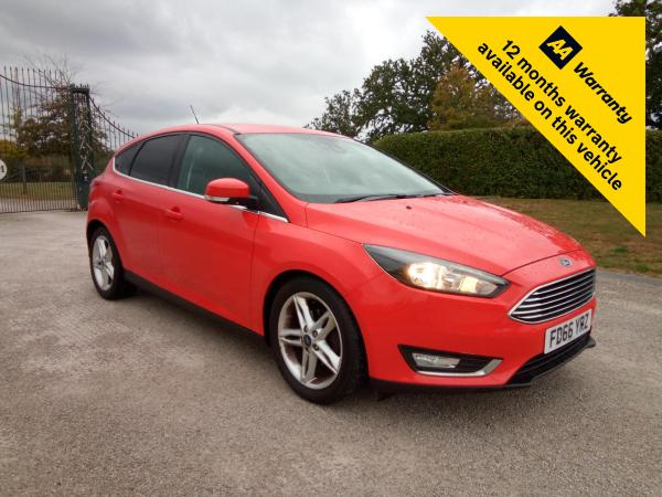 Ford Focus 1.0T EcoBoost Titanium Hatchback 5dr Petrol Manual Euro 6 (s/s) (125 ps)