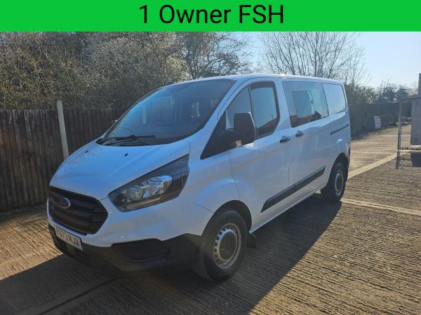 Ford Transit Custom 2.0 300 EcoBlue Leader Crew Van Double Cab 5dr Diesel Manual L1 H1 Euro 6 (s/s) (105 ps)