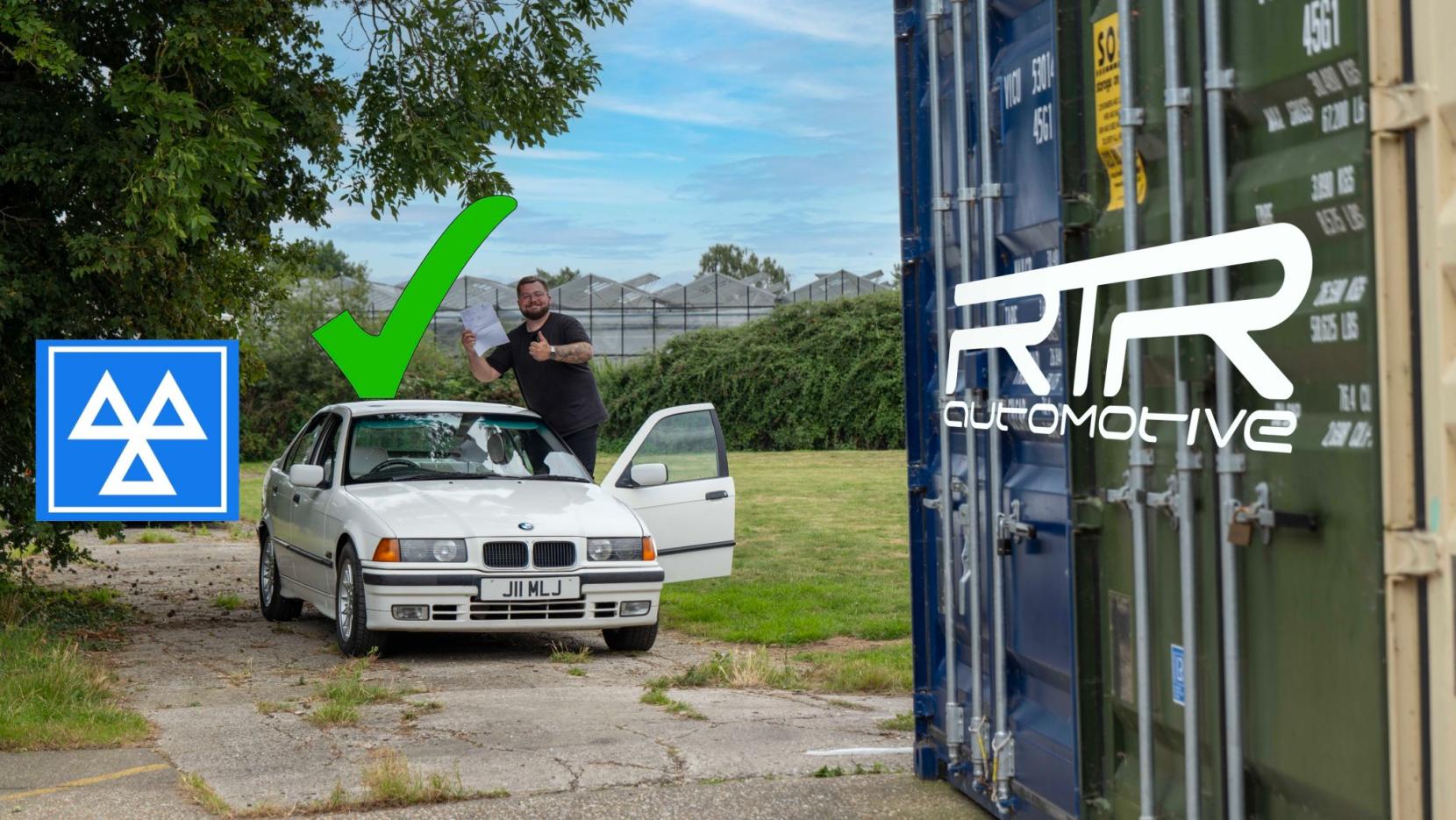 Scott our sales manager with his E36 BMW
