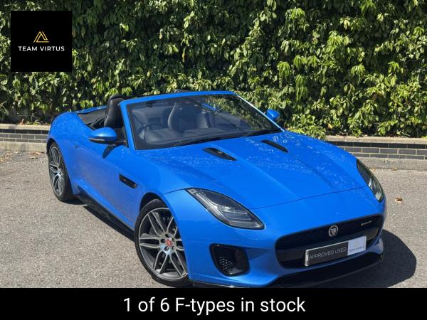 Jaguar F-Type 3.0 V6 R-Dynamic Convertible 2dr Petrol Auto Euro 6 (s/s) (380 ps)