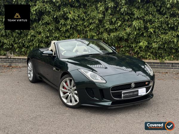 Jaguar F-Type 3.0 V6 S Convertible 2dr Petrol Auto Euro 5 (s/s) (380 ps)