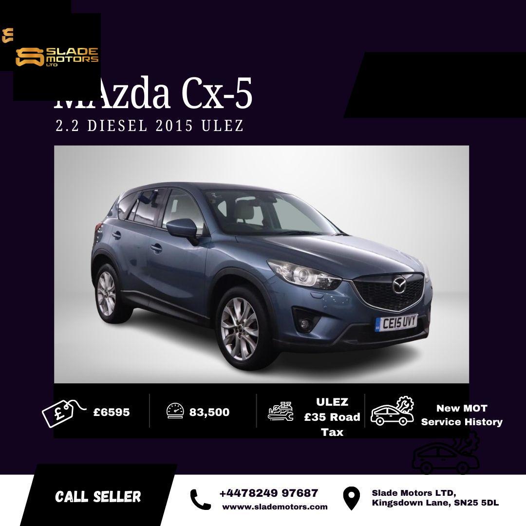 Mazda CX-5 2.2 SKYACTIV-D Sport Nav SUV 5dr Diesel Manual Euro 6 (s/s) (150 ps)
