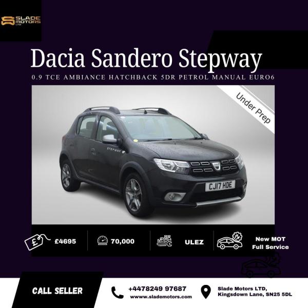 Dacia Sandero Stepway 0.9 TCe Ambiance Hatchback 5dr Petrol Manual Euro 6 (s/s) (90 ps)
