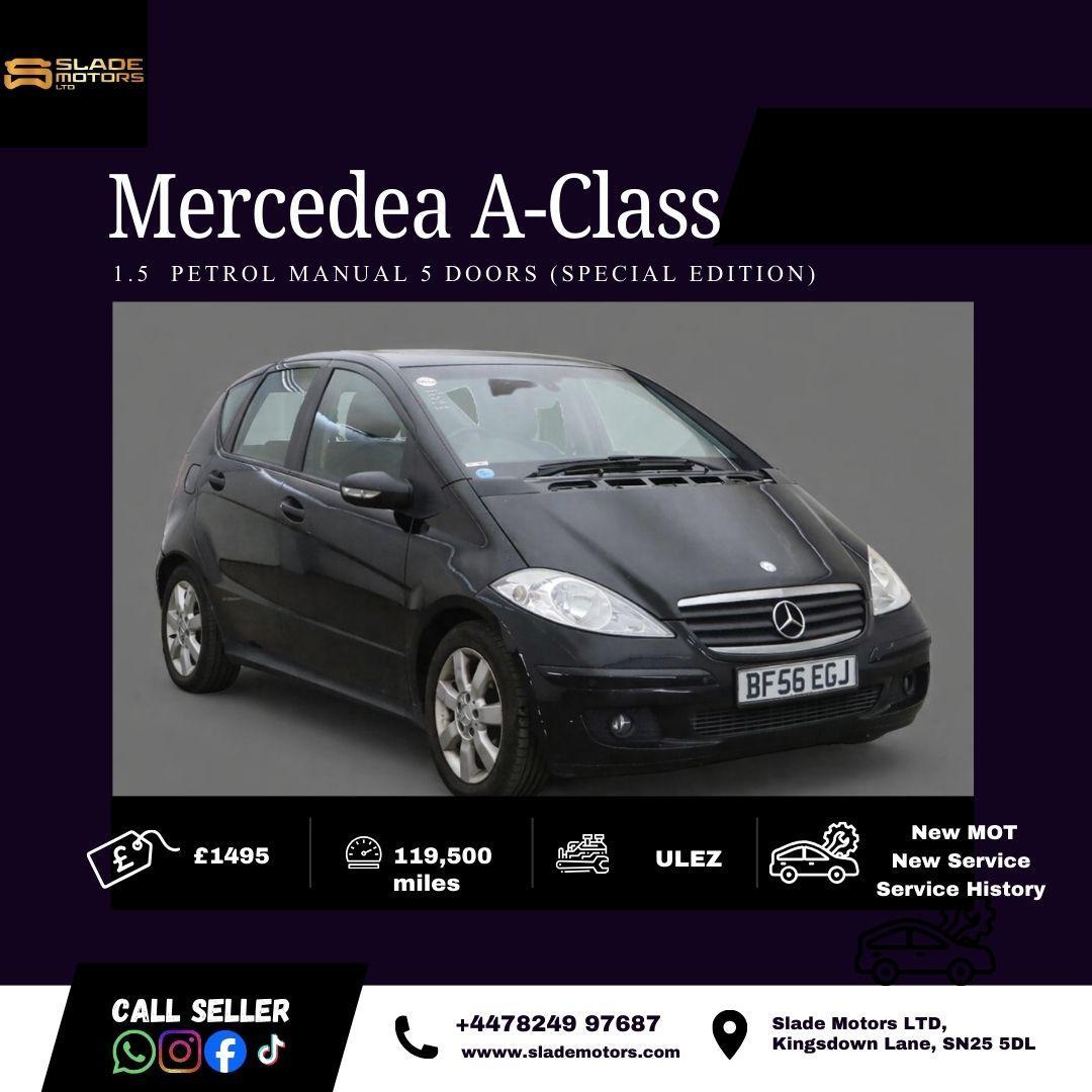 Mercedes-Benz A Class 1.5 A150 Special Edition Hatchback 5dr Petrol Manual (148 g/km, 95 bhp)
