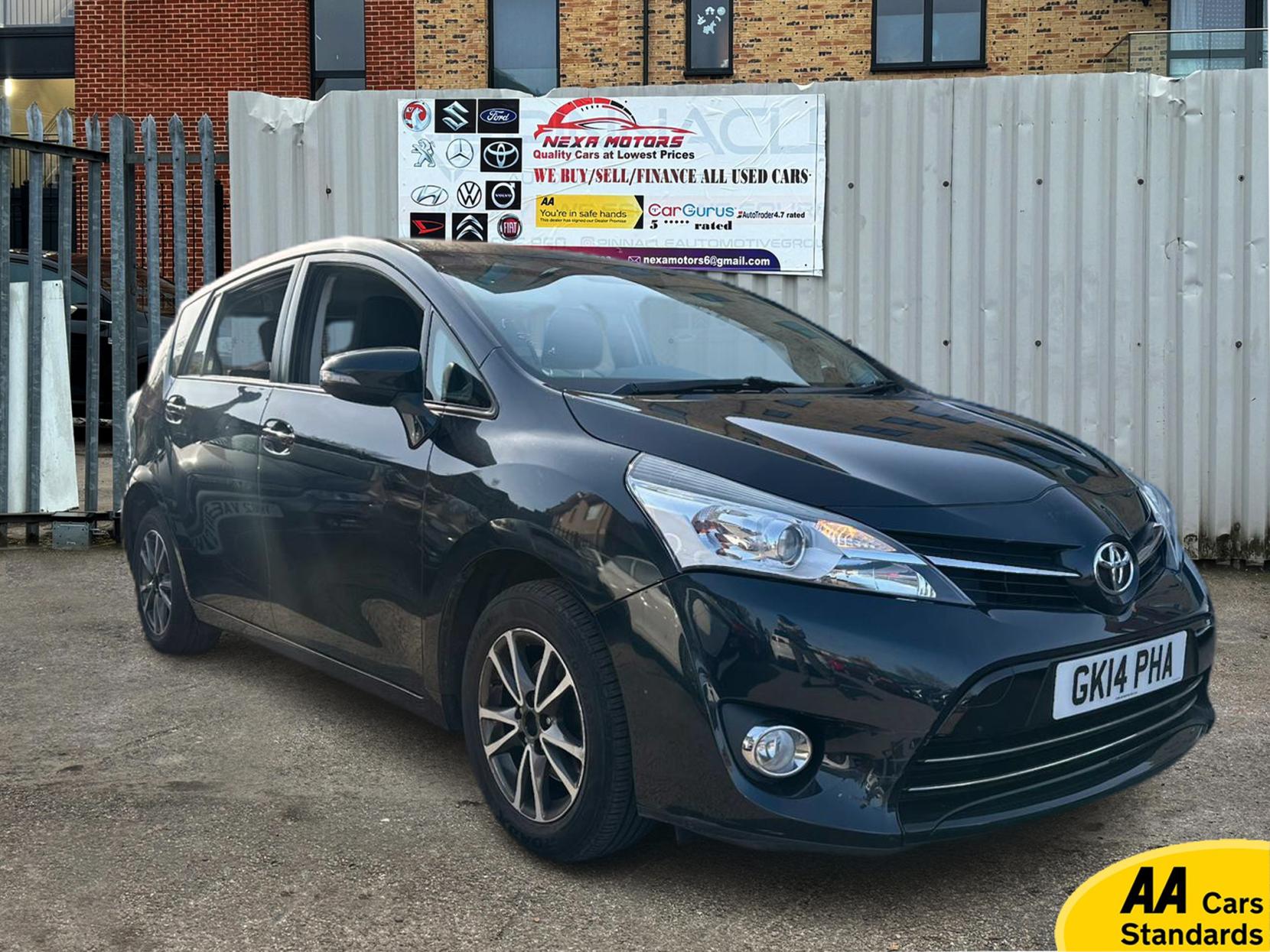 Toyota Verso 1.8 V-Matic Icon MPV 5dr Petrol Multidrive S Euro 5 Euro 5 (147 ps)