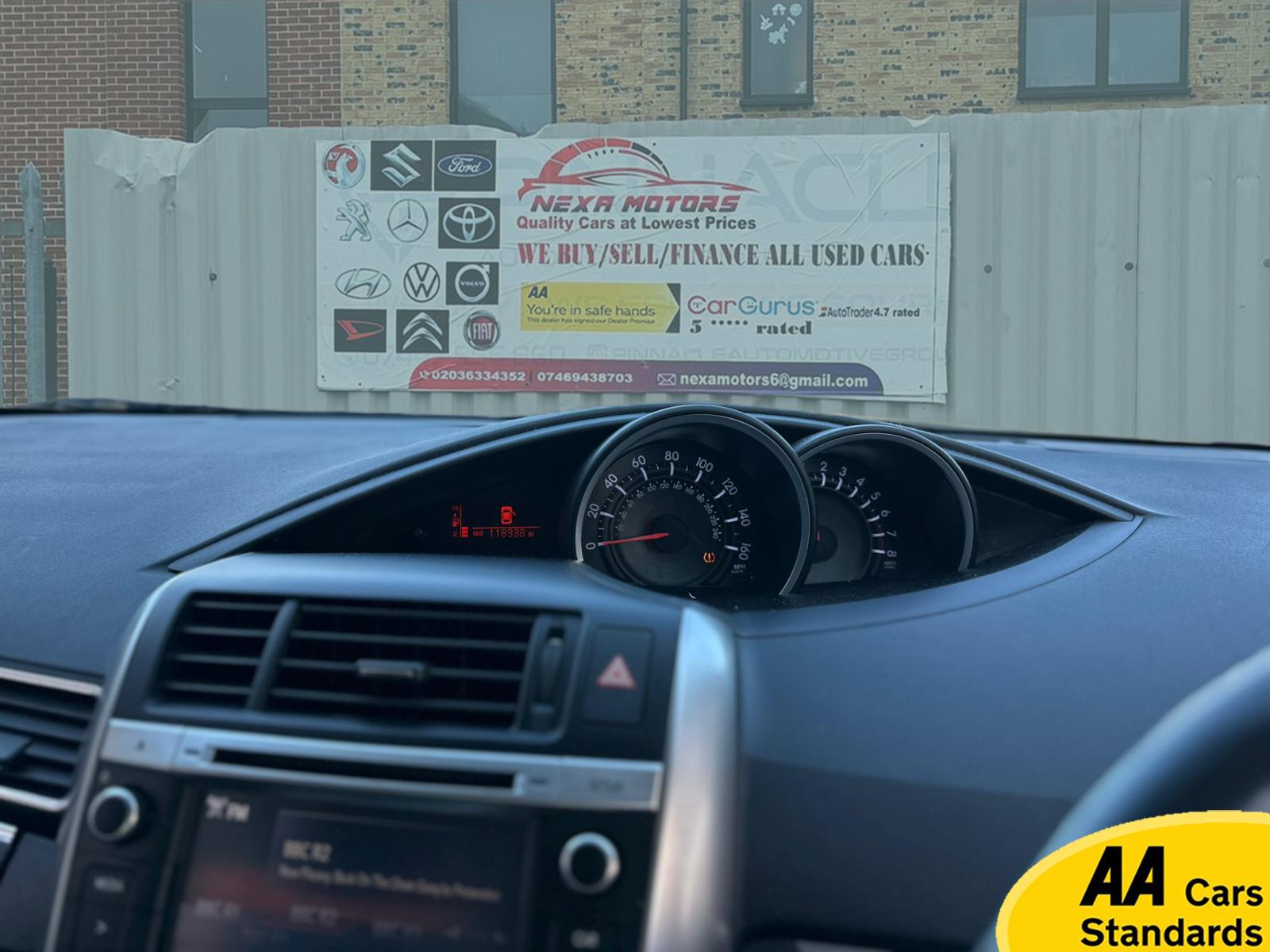 Toyota Verso 1.8 V-Matic Icon MPV 5dr Petrol Multidrive S Euro 5 Euro 5 (147 ps)