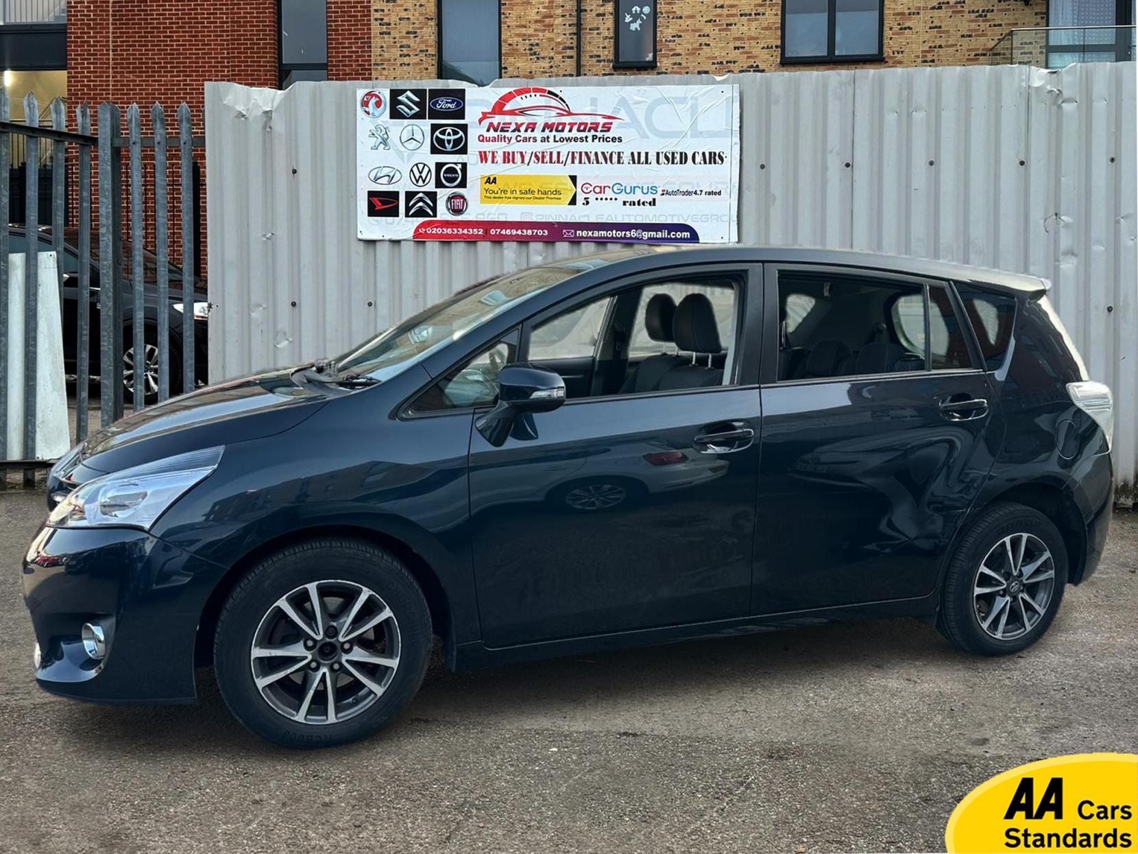 Toyota Verso 1.8 V-Matic Icon MPV 5dr Petrol Multidrive S Euro 5 Euro 5 (147 ps)