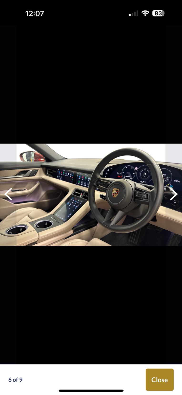 Porsche Taycan Performance Plus 93.4kWh 4S Saloon 4dr Electric Auto 4WD (11kW Charger) (571 ps)