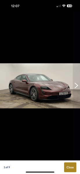Porsche Taycan Performance Plus 93.4kWh 4S Saloon 4dr Electric Auto 4WD (11kW Charger) (571 ps)