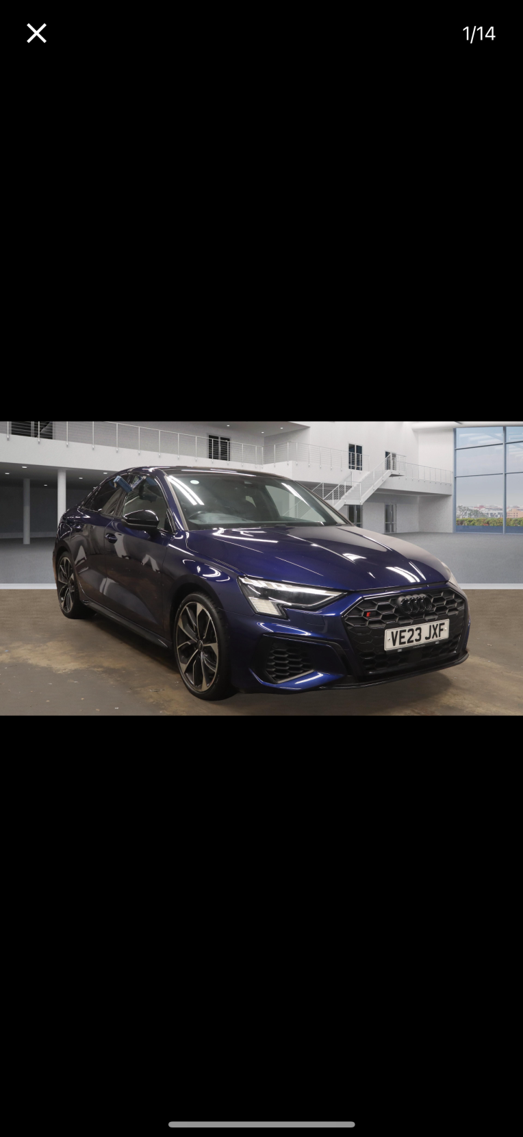 Audi S3 2.0 TFSI Vorsprung Saloon 4dr Petrol S Tronic quattro Euro 6 (s/s) (310 ps)