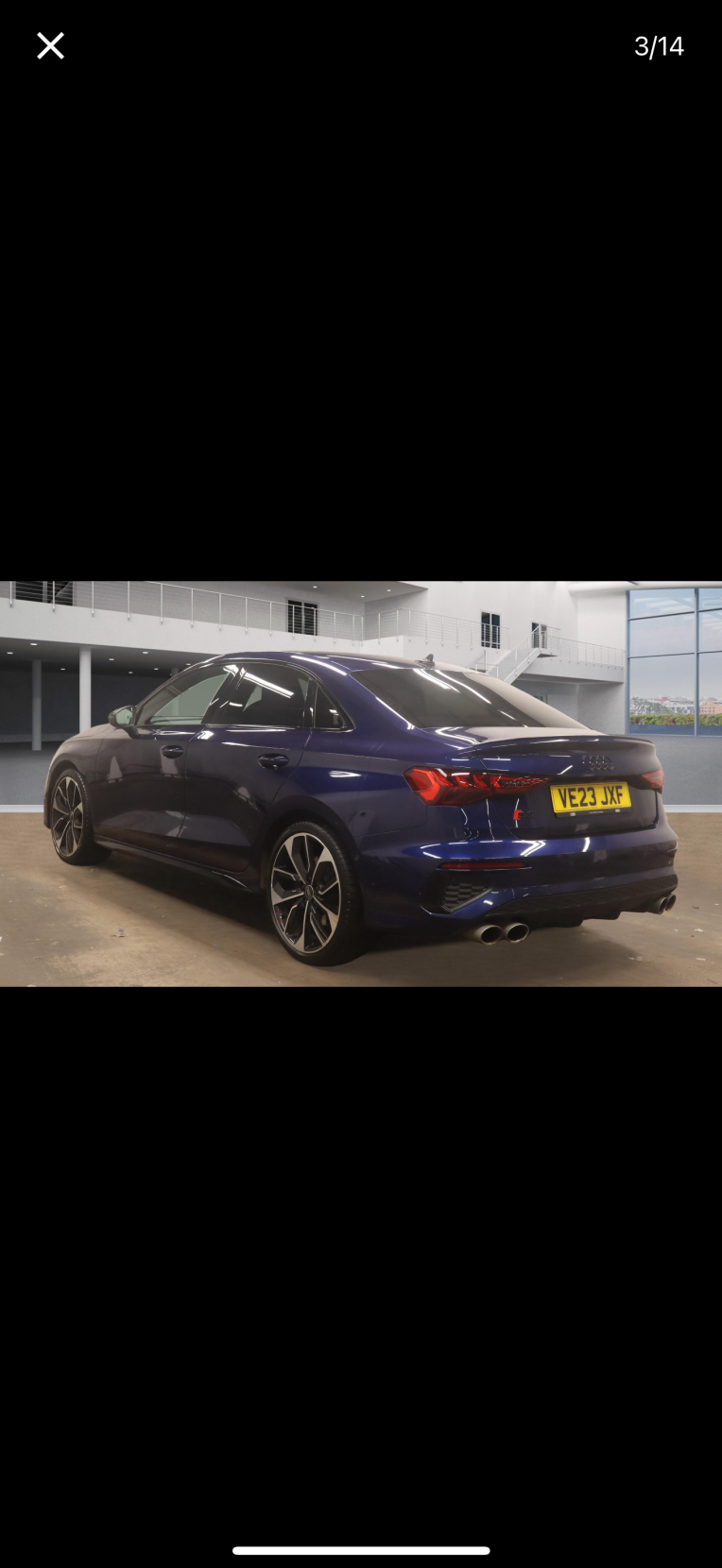 Audi S3 2.0 TFSI Vorsprung Saloon 4dr Petrol S Tronic quattro Euro 6 (s/s) (310 ps)